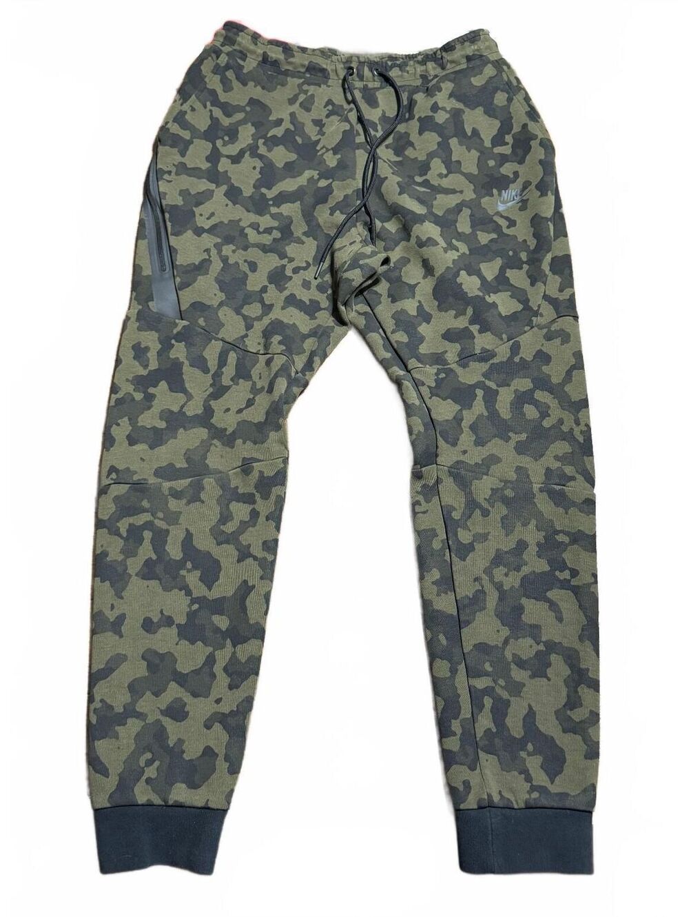 Nike Mens Tech Fleece Joggers M Camo Green CJ5981-222 Sportswear Athletic